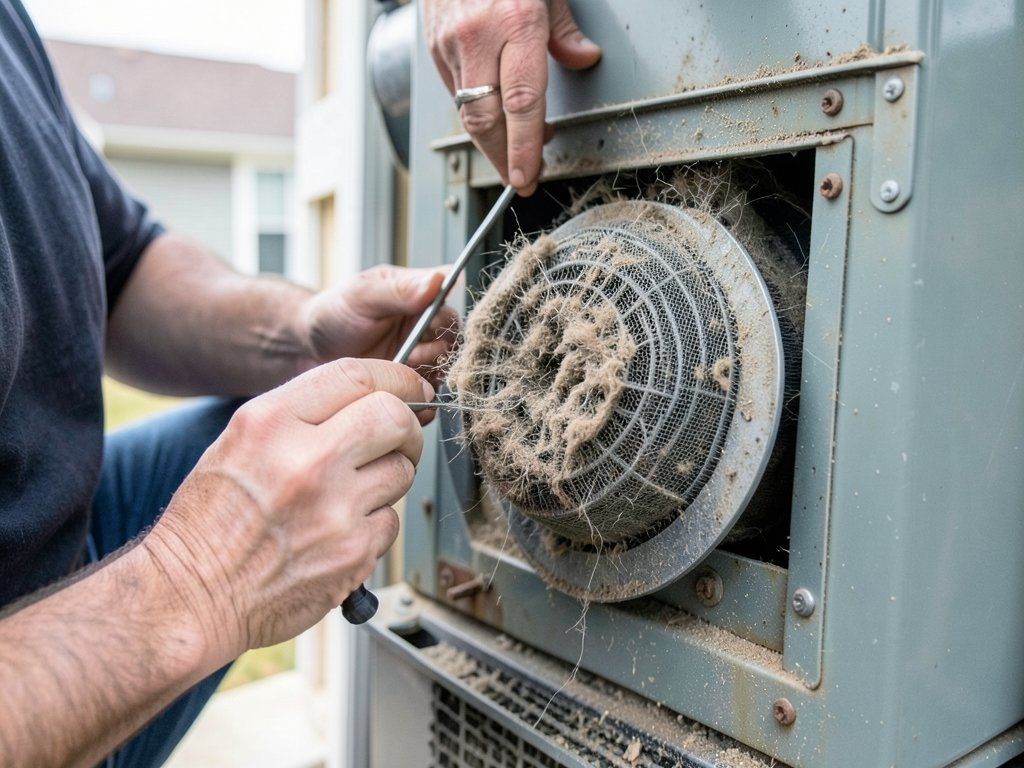 How to stop dog hair from killing your ac unit in
