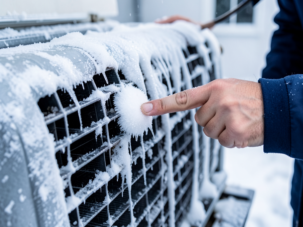 What to do when you find ice on your ac unit durin