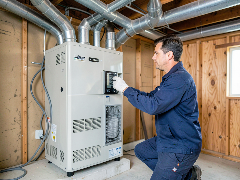 Whole home air purifier installation for families